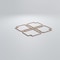 Ekena Millwork Large Englewood Decorative Fretwork Wood Wall Panels, Red Oak, 23 3/8"W x 23 3/8"H x 3/8"T WALW24X24X0375EWDRO - alternate 6